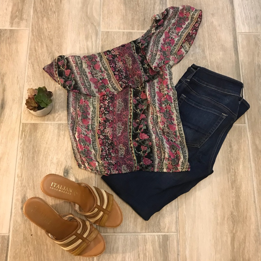 Fire Los Angeles One Shoulder Top